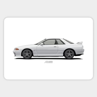 SKYLINE GTR R32 White Magnet